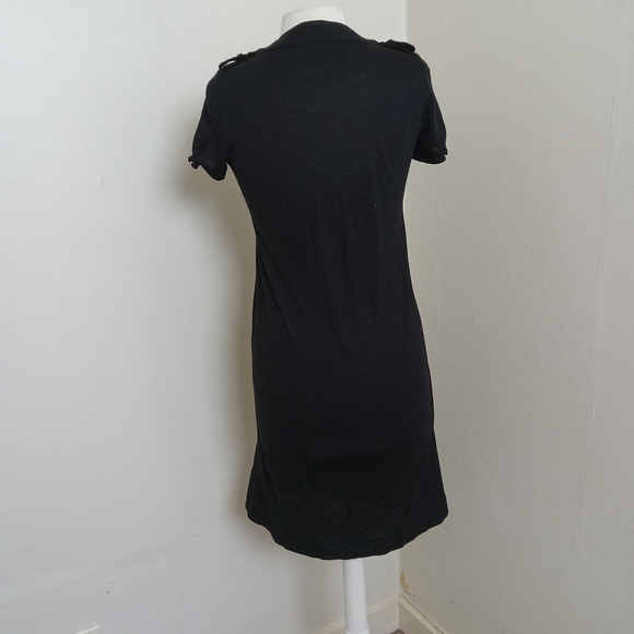 H & M Victor Rolf Short Sleeve Button Front Shift Dress Size 6 - Picture 3 of 10